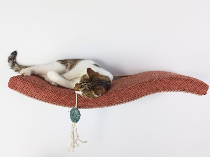 Półka ścienna dla kota, wisząca FALA SL 95 cm SH-M-W95SL