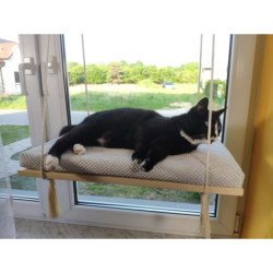 Cat Window Shelf – The Sunny Spot 75 cm SH-W-F75-G 2