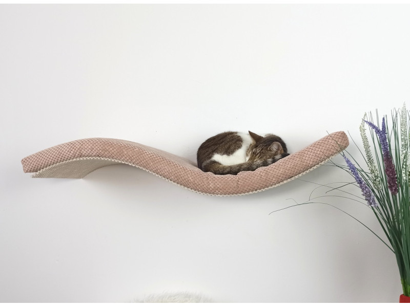 Półka ścienna dla kota, wisząca FALA SP 95 cm SH-M-W95SR