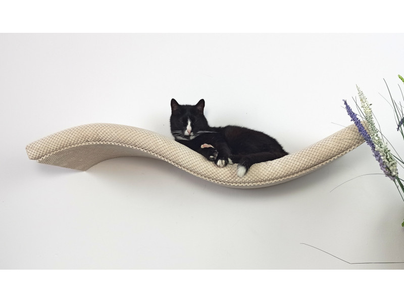 Półka ścienna dla kota, wisząca FALA SP 95 cm SH-M-W95SR