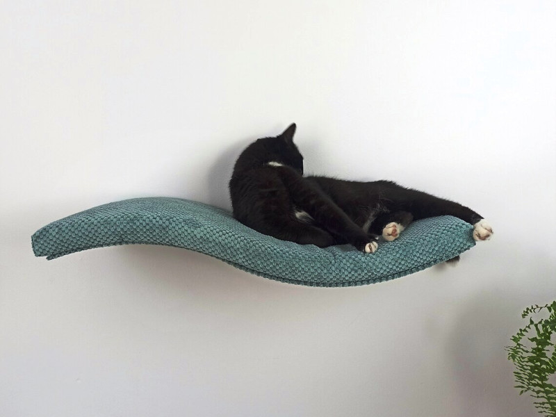 Półka ścienna dla kota, wisząca FALA SP 95 cm SH-M-W95SR