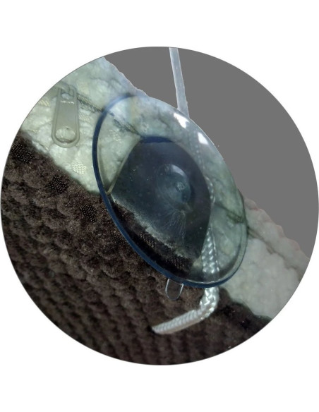 Półka okienna dla kota, łóżko wiszące, huśtawka z widokiem, 60 cm, SH-W-A60-G