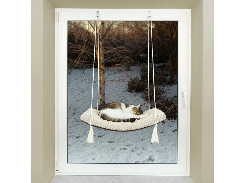 Cat Window Hammock Bed Swing The Arcing View 60cm SH-W-A60-G