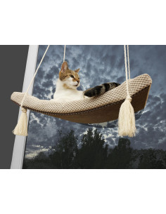Cat Window Hammock Bed Swing The Arcing View 60cm SH-W-A60-G 2