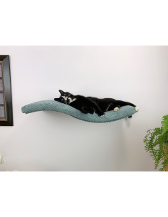 Półka ścienna dla kota, wisząca FALA SP 75 cm SH-M-W75SR