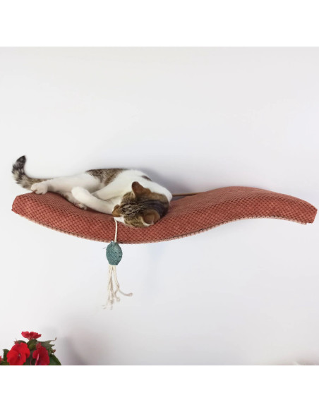 Cat Shelf - Playful Curve Left 95 SH-M-W95-SL