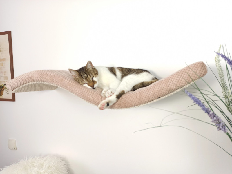 Cat Shelf - Playful Curve Left 95 SH-M-W95-SL