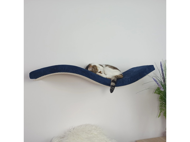 Cat Shelf - Playful Curve Left 95 SH-M-W95-SL