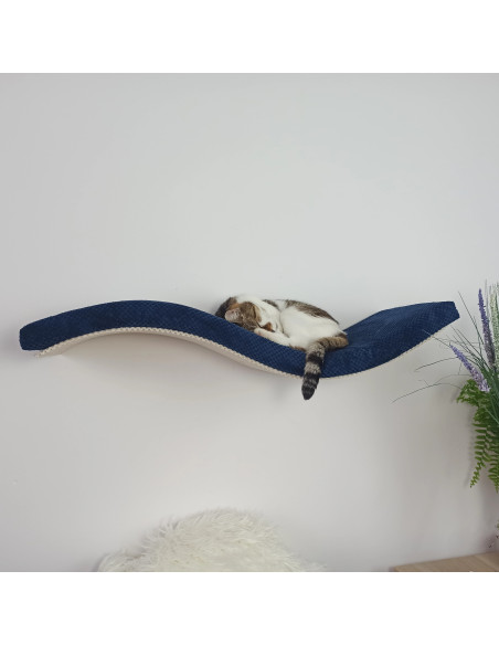 Cat Shelf - Playful Curve Left 95 SH-M-W95-SL